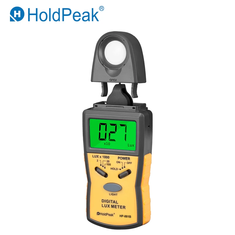 100,000 Luxmeter HoldPeak HP-881B Digital Light Meter Luxmeter with Detachable Photo Detector
100,000 Luxmeter HoldPeak HP-881B Digital Light Meter Luxmeter with Detachable Photo Detector