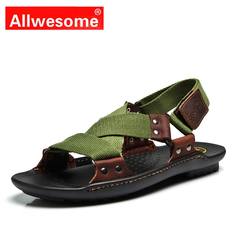 Allwesome New Fashion Summer Beach Designers Sandasl Genuine Leather Sandals Men Causal Solid Shoes Zapatos Sandalias Hombre
Allwesome New Fashion Summer Beach Designers Sandasl Genuine Leather Sandals Men Causal Solid Shoes Zapatos Sandalias Hombre