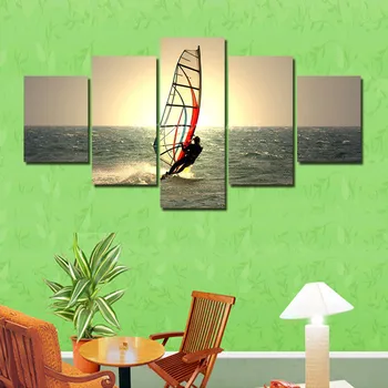 Unframed 5 Panels Large HD Seascape Picture Modern Home Wall Decor Canvas Print Painting For House Decoration In High Quality
Unframed 5 Panels Large HD Seascape Picture Modern Home Wall Decor Canvas Print Painting For House Decoration In High Quality