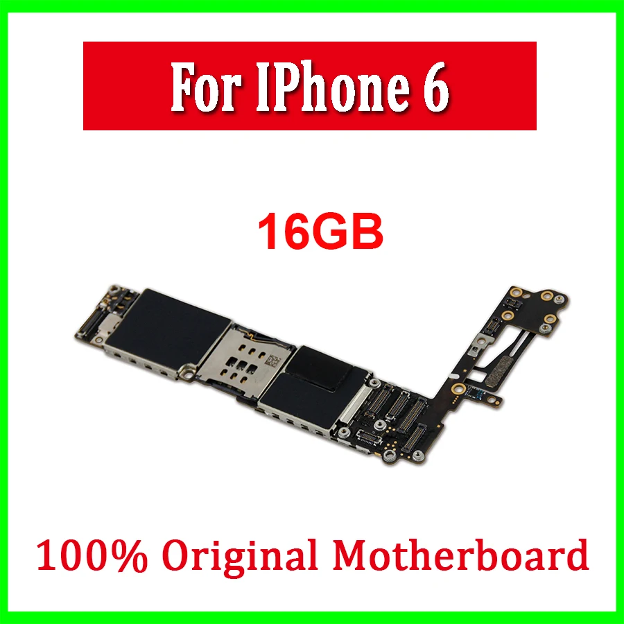 Original Unlocked For iPhone 6 Motherboard Without Touch ID, Tested Good For iPhone 6 Mainboard With Full Chips IOS Logic Board
Original Unlocked For iPhone 6 Motherboard Without Touch ID, Tested Good For iPhone 6 Mainboard With Full Chips IOS Logic Board