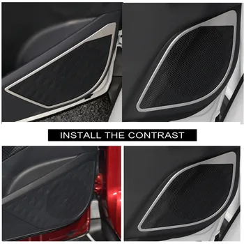 For Toyota C-HR CHR 2016 2017 2018 Stainless Steel Accessories Interior Car Door Speaker Sound Ring Cover Trim 4pcs
For Toyota C-HR CHR 2016 2017 2018 Stainless Steel Accessories Interior Car Door Speaker Sound Ring Cover Trim 4pcs