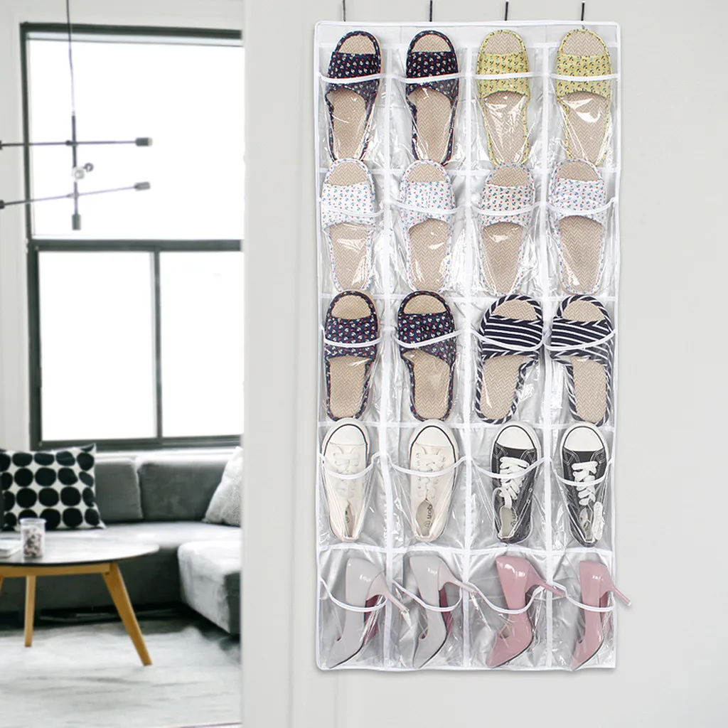 Large Plaid PVC Silver Transparent hanging bag Oxford Cloth Door hanging organiser 20 Pockets hanging storage bedroom organizer
Large Plaid PVC Silver Transparent hanging bag Oxford Cloth Door hanging organiser 20 Pockets hanging storage bedroom organizer