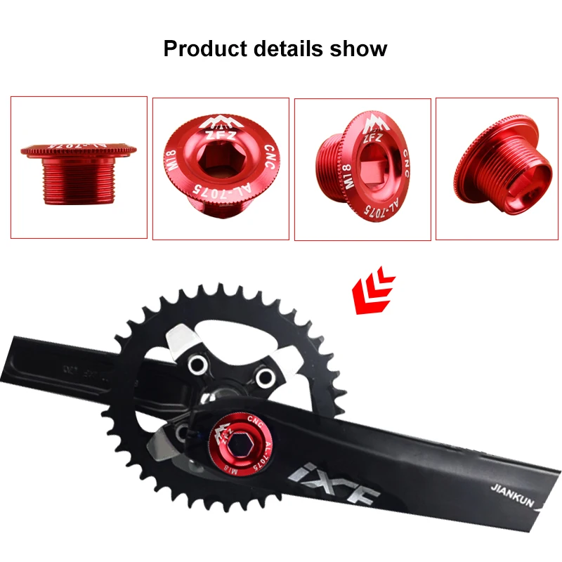 Swelgo Screw Cap M15/M18 MTB Crankset Crank Cover Aluminum BMX Road Bike Fitting 10 colors
Swelgo Screw Cap M15/M18 MTB Crankset Crank Cover Aluminum BMX Road Bike Fitting 10 colors