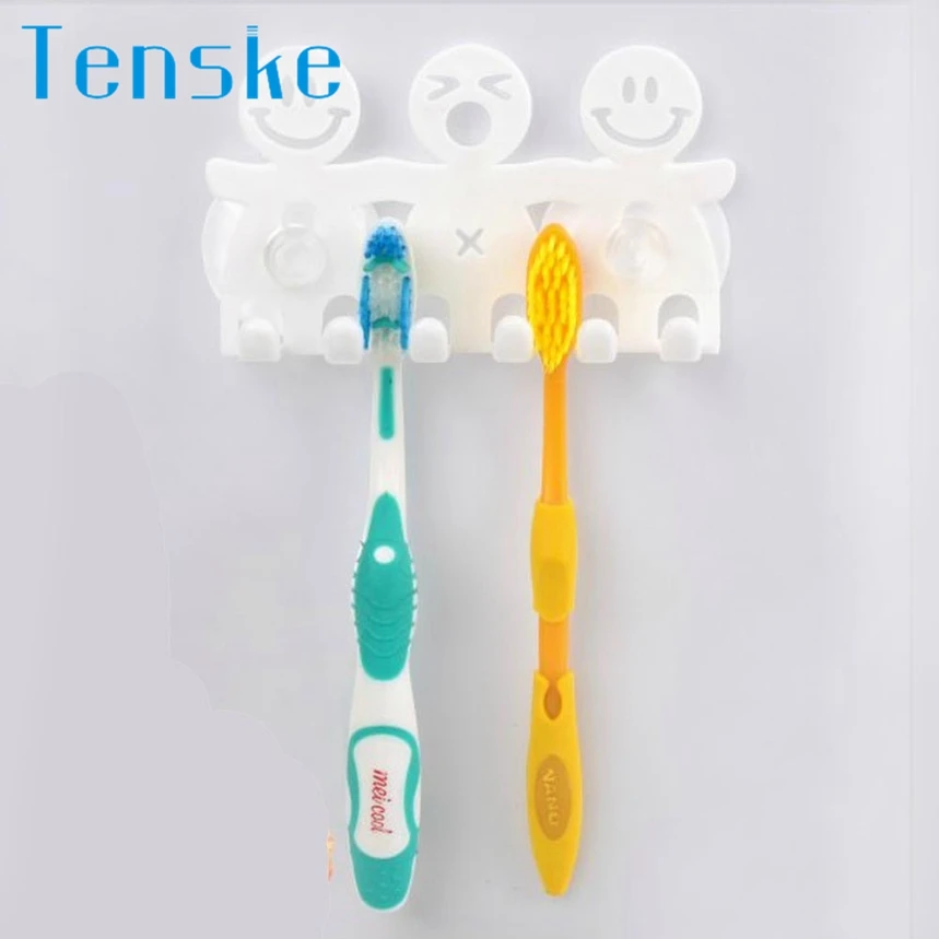 Toothbrush Holder TENSKE Bathroom Sets Sucker 5 Position Toothbrush Holder Suction Hooks 1Pc Bathroom Organizer
Toothbrush Holder TENSKE Bathroom Sets Sucker 5 Position Toothbrush Holder Suction Hooks 1Pc Bathroom Organizer