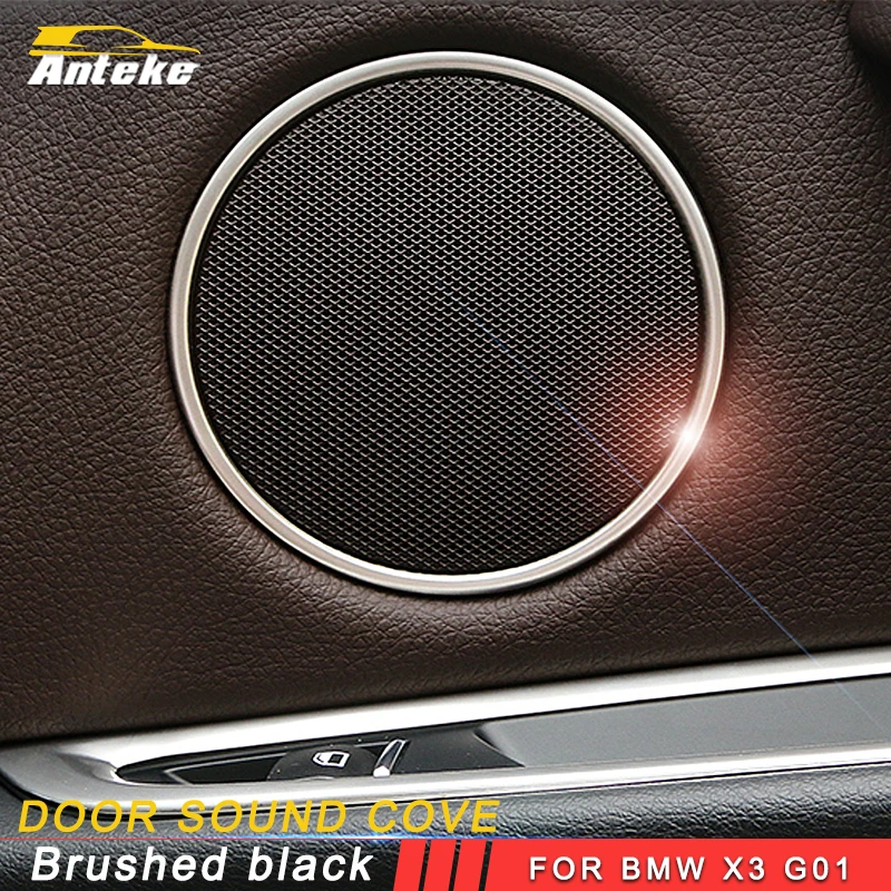 ANTEKE 4pcs Auto Car-styling Interior Door Speaker Horn Frame Trim Stickers Covers Accessories For 2018 BMW X3 G01
ANTEKE 4pcs Auto Car-styling Interior Door Speaker Horn Frame Trim Stickers Covers Accessories For 2018 BMW X3 G01