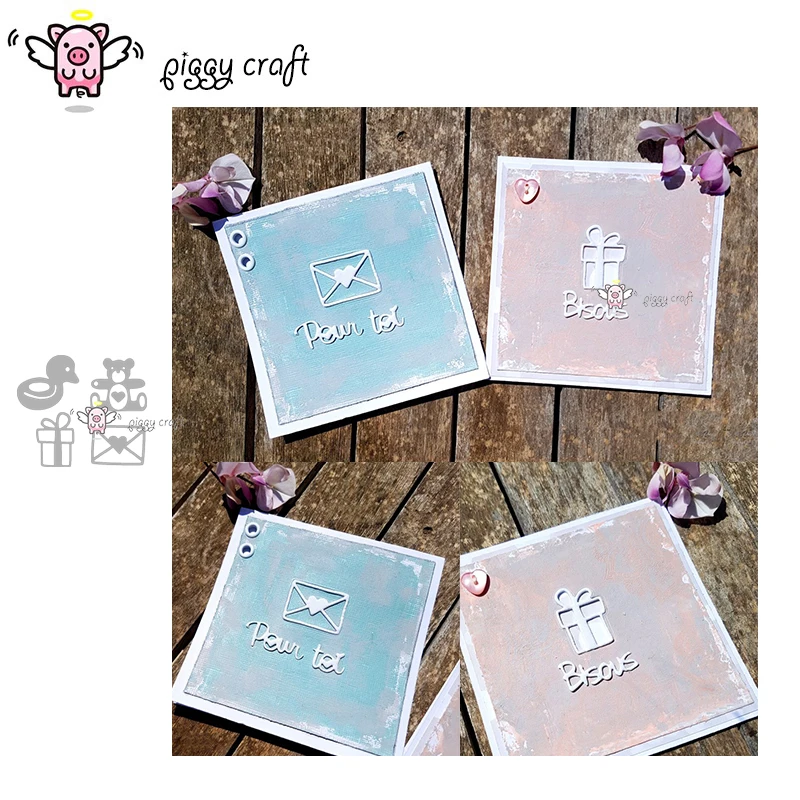 Piggy Craft metal cutting dies cut die mold 4Pcs Duck bear gift envelope Scrapbook paper craft knife mould blade punch stencils
Piggy Craft metal cutting dies cut die mold 4Pcs Duck bear gift envelope Scrapbook paper craft knife mould blade punch stencils