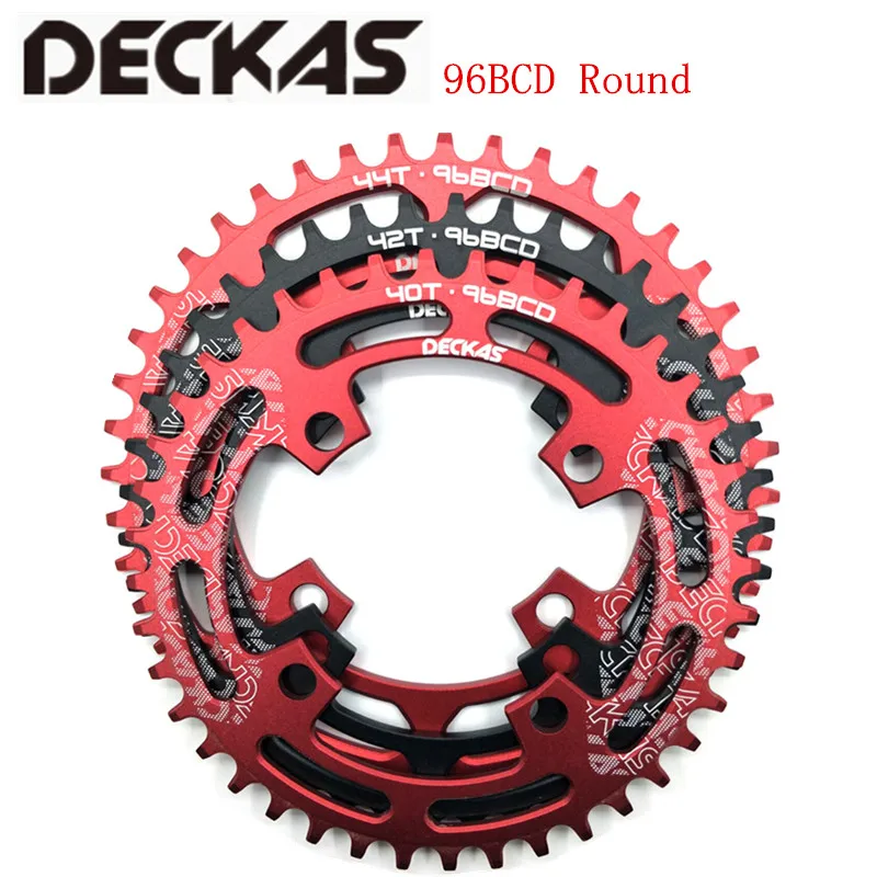 Deckas Round BCD 96mm 96bcd 40/42/44T MTB Mountain bike bicycle Chainring for shimano ALIVIO M4000 M4050 for DEORE M612 crank
Deckas Round BCD 96mm 96bcd 40/42/44T MTB Mountain bike bicycle Chainring for shimano ALIVIO M4000 M4050 for DEORE M612 crank