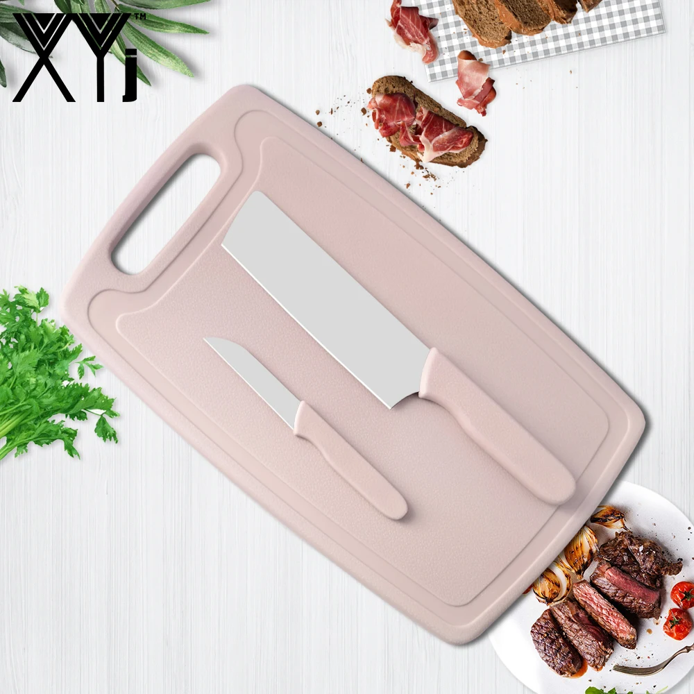 XYj 3 Pcs Chopping Tool Set 5.5 Inch Chopping Knife 3 Inch Fruit Knife Chopping Board Portable Cooking Set for Picnic Barbecue
XYj 3 Pcs Chopping Tool Set 5.5 Inch Chopping Knife 3 Inch Fruit Knife Chopping Board Portable Cooking Set for Picnic Barbecue