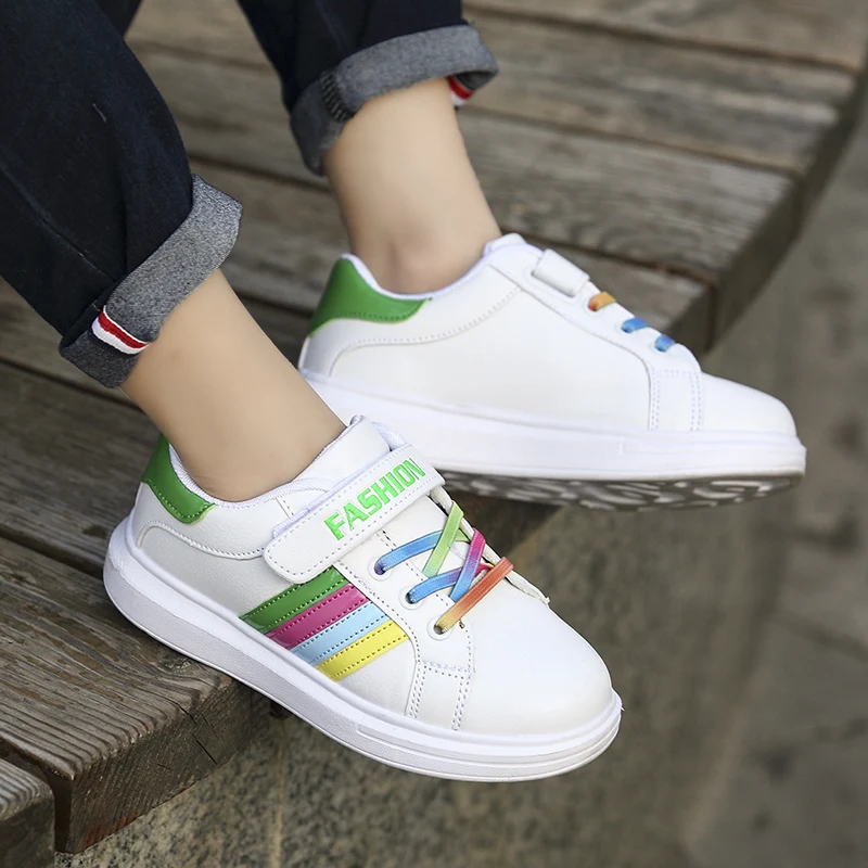 Boys Girls Hot Brand Fashion Sneakers Kids Leather Trainers Children School Sport Shoes Soft Casual Flat Sneakers Running Shoes
Boys Girls Hot Brand Fashion Sneakers Kids Leather Trainers Children School Sport Shoes Soft Casual Flat Sneakers Running Shoes