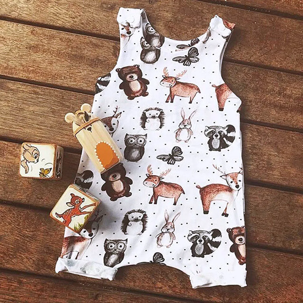 Fashion Baby Girls Romper Summer Infant Baby Boys&Girls Sleeveless Cartoon Bear Cow Print Romper Jumpsuit Baby Rompers
Fashion Baby Girls Romper Summer Infant Baby Boys&Girls Sleeveless Cartoon Bear Cow Print Romper Jumpsuit Baby Rompers