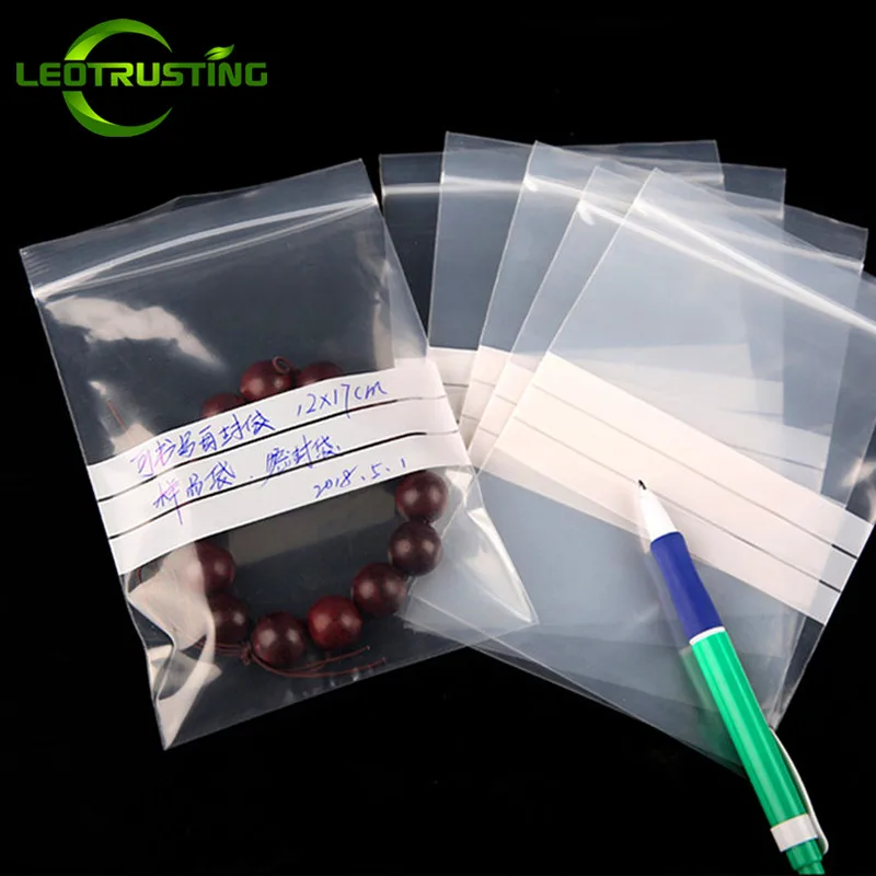 Leotrusting 20 Wire PE Clear Plastic Writing Ziplock Bag Thick Antioxidant Jewelry Writing Packaging Bag Eco-friendly Note Bags
Leotrusting 20 Wire PE Clear Plastic Writing Ziplock Bag Thick Antioxidant Jewelry Writing Packaging Bag Eco-friendly Note Bags