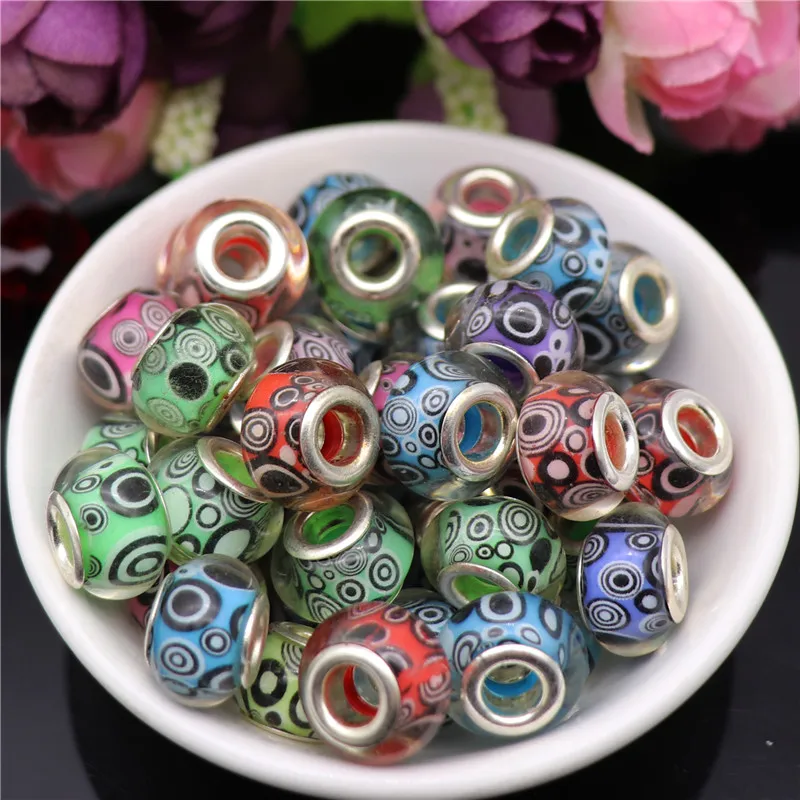 20pcs Mixed Color Loop Round Circle Poly Beads Resin Murano Spacer Beads Charms Fit for Pandora Bracelet DIY Jewelry Making
20pcs Mixed Color Loop Round Circle Poly Beads Resin Murano Spacer Beads Charms Fit for Pandora Bracelet DIY Jewelry Making