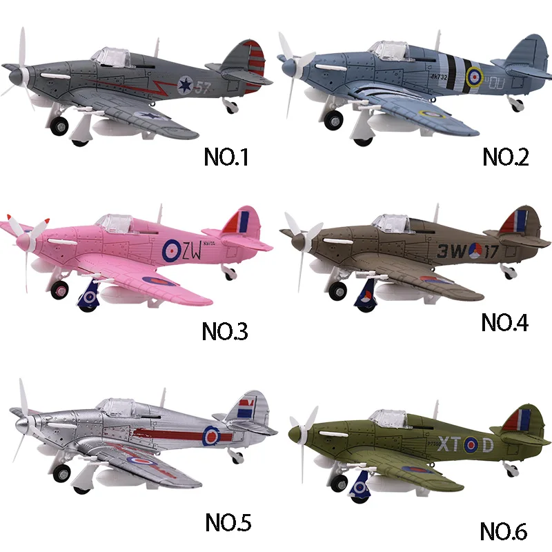 1Pcs Random Color 1/48 Assemble Simulation Fighter Model Toys Building Tool Sets Aircraft Diecast War-II Hurricane Fighter
1Pcs Random Color 1/48 Assemble Simulation Fighter Model Toys Building Tool Sets Aircraft Diecast War-II Hurricane Fighter