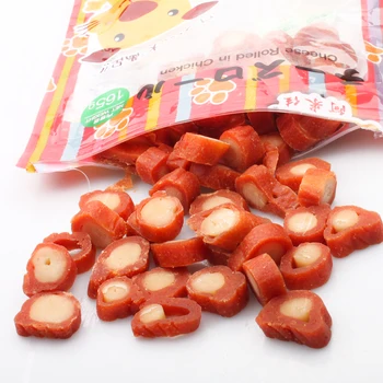 Dog Snacks Dog food Fresh Cheese Rolled in Chicken pet Food Puppy Chew Clean Teeth Training reward Keep Healthy food feeder
Dog Snacks Dog food Fresh Cheese Rolled in Chicken pet Food Puppy Chew Clean Teeth Training reward Keep Healthy food feeder