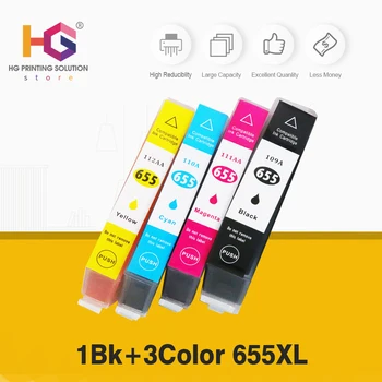 QSYRAINBOW Ink Cartridge Replacement for HP 655 HP655 C M Y BK for deskjet 4615 4625 CZ109AE CZ110AE CZ111AE CZ112AE Printers
QSYRAINBOW Ink Cartridge Replacement for HP 655 HP655 C M Y BK for deskjet 4615 4625 CZ109AE CZ110AE CZ111AE CZ112AE Printers