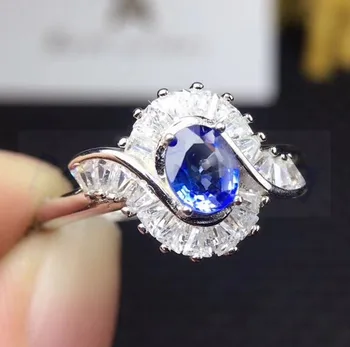 Per jewelry Natural real blue sapphire ring Free shipping 925 sterling silver 0.6ct gemstone Fine handwork jewelry S8062003
Per jewelry Natural real blue sapphire ring Free shipping 925 sterling silver 0.6ct gemstone Fine handwork jewelry S8062003