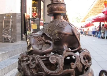 19 Tibet Buddhism Classical Copper Bronze Elephant God Zun Censer incense burner
19 Tibet Buddhism Classical Copper Bronze Elephant God Zun Censer incense burner