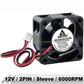 3 Pieces LOT Gdstime 4020 40x40x20mm 40mm 4cm 12V 2Pin DC Brushless Cooling Motor Fan
3 Pieces LOT Gdstime 4020 40x40x20mm 40mm 4cm 12V 2Pin DC Brushless Cooling Motor Fan