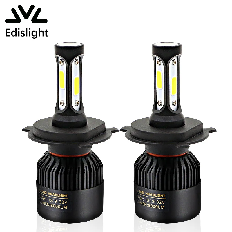 Edislight H4 H7 H13 H11 H1 H3 9005 9006 COB Car LED Headlight 72W 8000LM High Low Beam Headlamp Auto Bulb Fog Light 6500K 12V
Edislight H4 H7 H13 H11 H1 H3 9005 9006 COB Car LED Headlight 72W 8000LM High Low Beam Headlamp Auto Bulb Fog Light 6500K 12V
