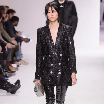 New Fashion Chic Black Pretty Chic Sparkly Long Sleeve Jacket Dress Wholesale Online Party Dress Evening Vestidos Date Apparel
New Fashion Chic Black Pretty Chic Sparkly Long Sleeve Jacket Dress Wholesale Online Party Dress Evening Vestidos Date Apparel