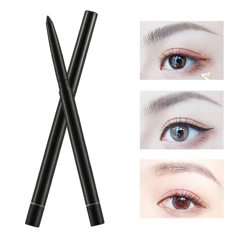 

2019 Black Liquid Eyeliner Pencil Eyebrow Pen Cosmetics Make Up Beauty Comestics Long-lasting Eye Liner Pencil maquiagem TSLM1