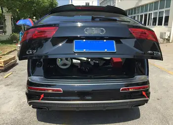 Car-styling Matt ABS Chrome Rear Fog Light Lamp frame Cover Trim 2pcs for Audi Q7 4M 2016 2017
Car-styling Matt ABS Chrome Rear Fog Light Lamp frame Cover Trim 2pcs for Audi Q7 4M 2016 2017