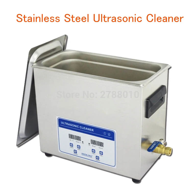 High Power Stainless Steel Ultrasonic Cleaner 180W 6.5L jewelry glasses dental cleaning machine with Basket JP-031S
High Power Stainless Steel Ultrasonic Cleaner 180W 6.5L jewelry glasses dental cleaning machine with Basket JP-031S