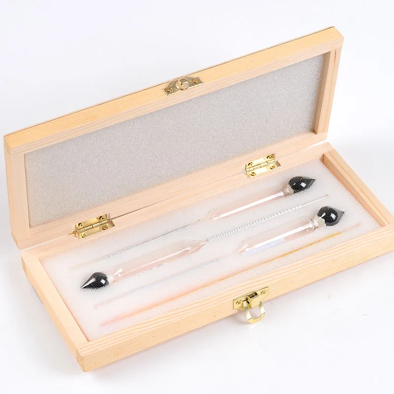 Alcohol Concentration Thermometer Liquor Tester 0-100 Degrees Alcohol Hydrometer Test for Instrumentation Wine measure
Alcohol Concentration Thermometer Liquor Tester 0-100 Degrees Alcohol Hydrometer Test for Instrumentation Wine measure