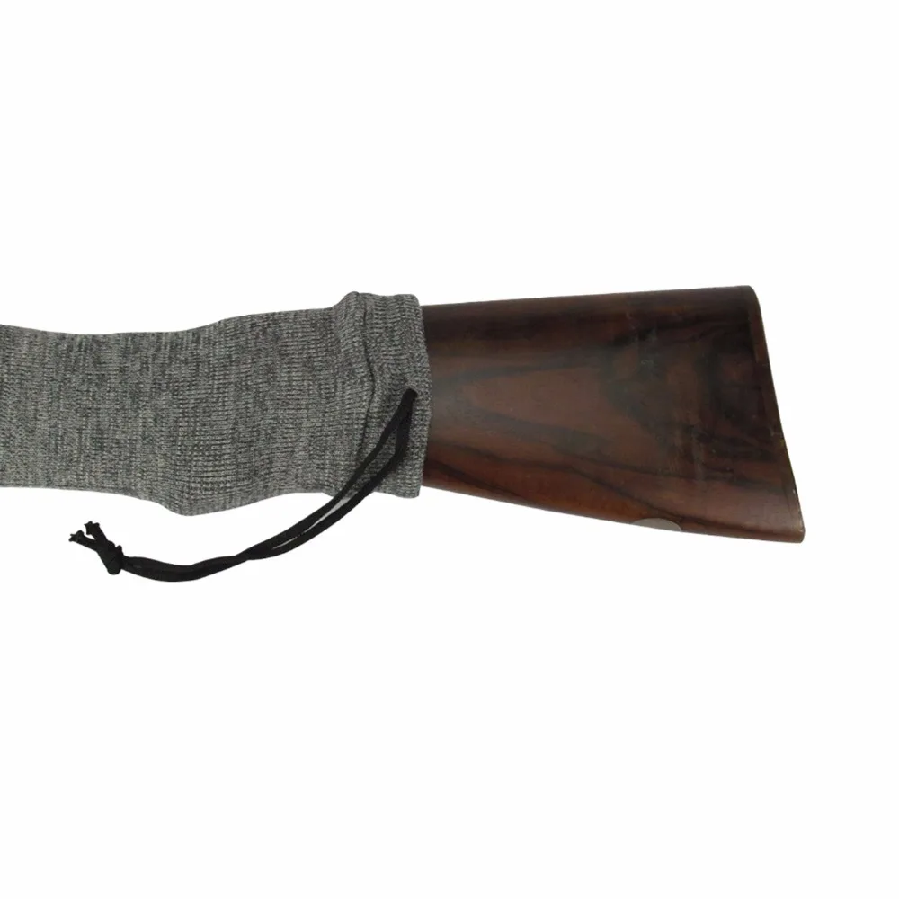 Tourbon Tactical Silicone Treated Grey Rifle Knit Firearm Sock Shotgun Cover Gun Protector for Hunting Shooting
Tourbon Tactical Silicone Treated Grey Rifle Knit Firearm Sock Shotgun Cover Gun Protector for Hunting Shooting