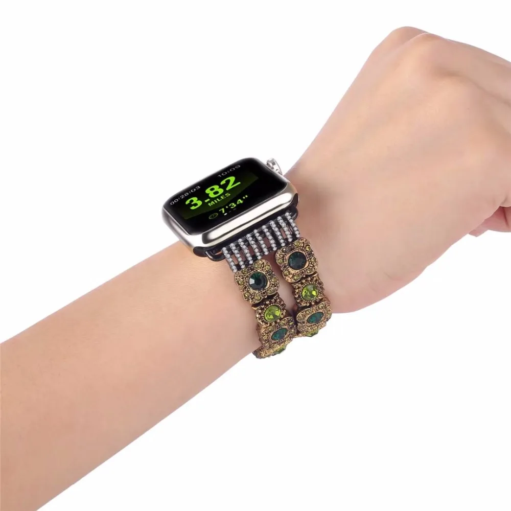 Luxury Jewelry Watch band FOR apple watch strap women's watch bracelet (17)