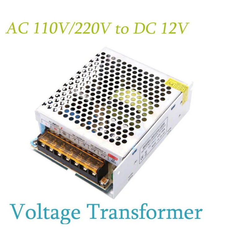 DC12V LED Lighting Transformers 60W 120W 150W 250W Input High quality LED driver for LED strips AC to DC Switch Power Supply
DC12V LED Lighting Transformers 60W 120W 150W 250W Input High quality LED driver for LED strips AC to DC Switch Power Supply