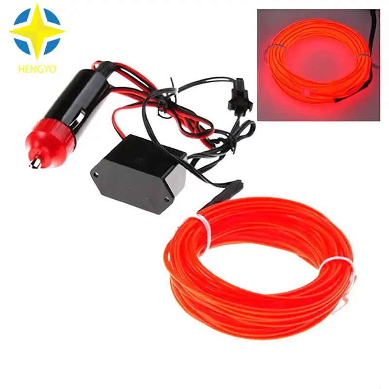 DC12V Powered Car plugs 3/5M LED light 8 Colors EL Wire Tube Rope Flexible Neon Cold Light Car Decor
DC12V Powered Car plugs 3/5M LED light 8 Colors EL Wire Tube Rope Flexible Neon Cold Light Car Decor