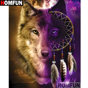 HOMFUN Full Square/Round Drill 5D DIY Diamond Painting "Wolf" Embroidery Cross Stitch 5D Home Decor Gift A09002
HOMFUN Full Square/Round Drill 5D DIY Diamond Painting "Wolf" Embroidery Cross Stitch 5D Home Decor Gift A09002