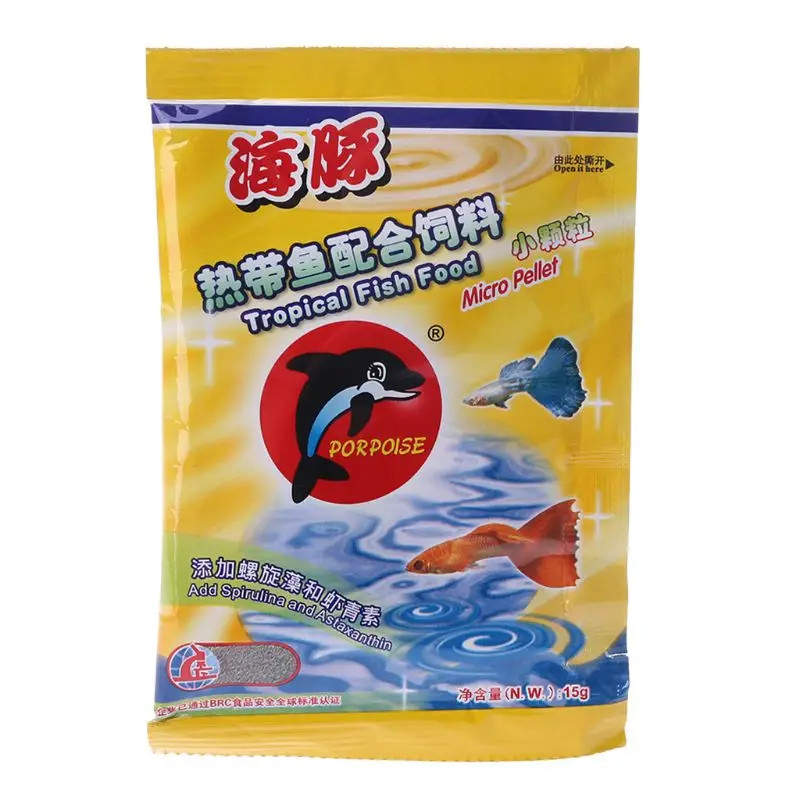 Tropical Fish Food Feeder CHARACINIDAE Small Granule 15g with Protein Fat Calcium Phosphprus
Tropical Fish Food Feeder CHARACINIDAE Small Granule 15g with Protein Fat Calcium Phosphprus