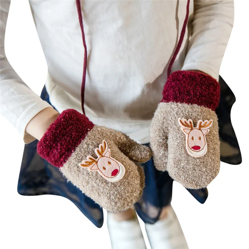 Toddler Baby Girls Boys Gloves Lovely Little Deer Winter Warm Christmas Kids Full Finger Baby Mittens Rope Gloves For Children
Toddler Baby Girls Boys Gloves Lovely Little Deer Winter Warm Christmas Kids Full Finger Baby Mittens Rope Gloves For Children