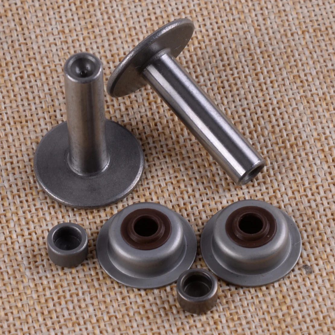 LEATOSK Silver Steel Valve Lifter Stem Seal Protection Cap Kit Fit For Honda GX120 GX160 GX200 Engine
LEATOSK Silver Steel Valve Lifter Stem Seal Protection Cap Kit Fit For Honda GX120 GX160 GX200 Engine