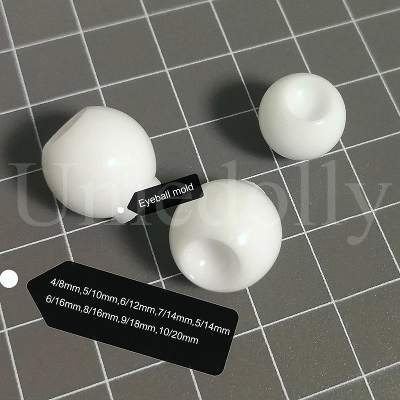 1PCS Silicone 1/3 1/4 1/6 BJD SD Doll Eyeball Mold DIY 8mm 10mm 12mm 14mm 16mm 18mm 20mm Doll Eyes Mold Accessories
1PCS Silicone 1/3 1/4 1/6 BJD SD Doll Eyeball Mold DIY 8mm 10mm 12mm 14mm 16mm 18mm 20mm Doll Eyes Mold Accessories