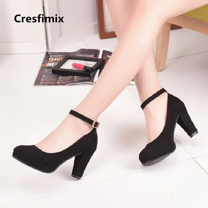 Cresfimix women fashion suede high heels lady cute party night club high heel shoes with buckle strap cool high heel shoes a333
Cresfimix women fashion suede high heels lady cute party night club high heel shoes with buckle strap cool high heel shoes a333