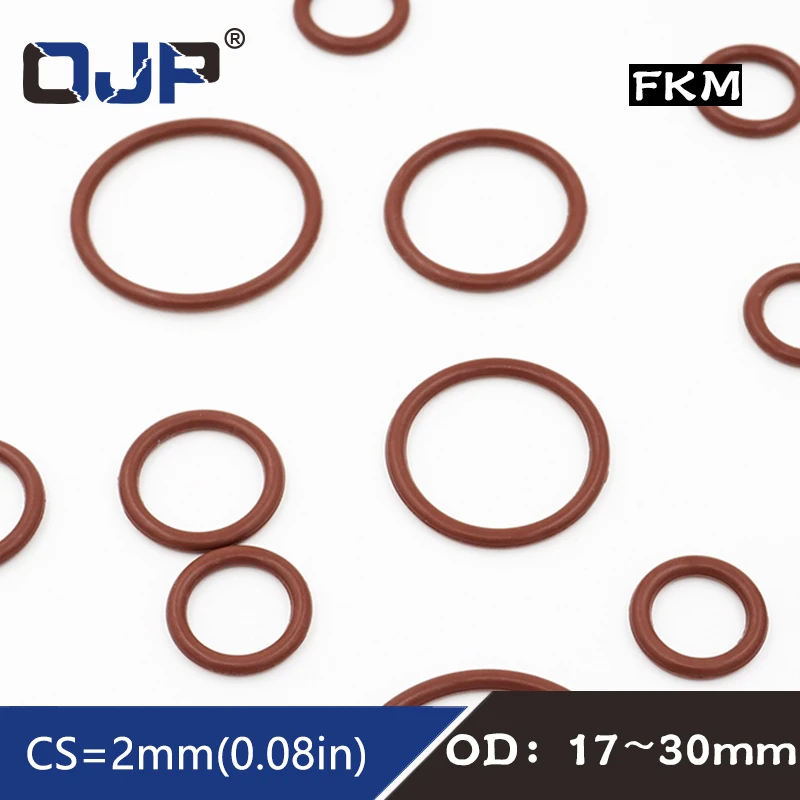 3PCS/lot Fluorine rubber Ring Brown FKM Oring Seal OD17/19/20/21/22/23/25/26/28/29/30*2mm Rubber O-Ring Seal Ring Gaskets Washer
3PCS/lot Fluorine rubber Ring Brown FKM Oring Seal OD17/19/20/21/22/23/25/26/28/29/30*2mm Rubber O-Ring Seal Ring Gaskets Washer