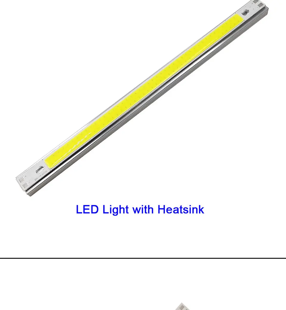 20cm cob led strip light bulb lamp 12v 10w led lighting for diy car bulbs (8)