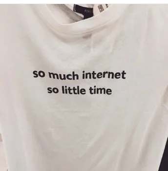 Tumblr shirts instagram tees funny tshirts "so much internet so little time" gifts for her high quality cotton blogger shirt
Tumblr shirts instagram tees funny tshirts "so much internet so little time" gifts for her high quality cotton blogger shirt