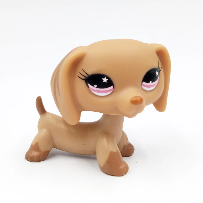 pet shop lps toys DACHSHUND Dog Puppy Tan with pink star eyes cute brown sausage kids gift for Children's Day
pet shop lps toys DACHSHUND Dog Puppy Tan with pink star eyes cute brown sausage kids gift for Children's Day