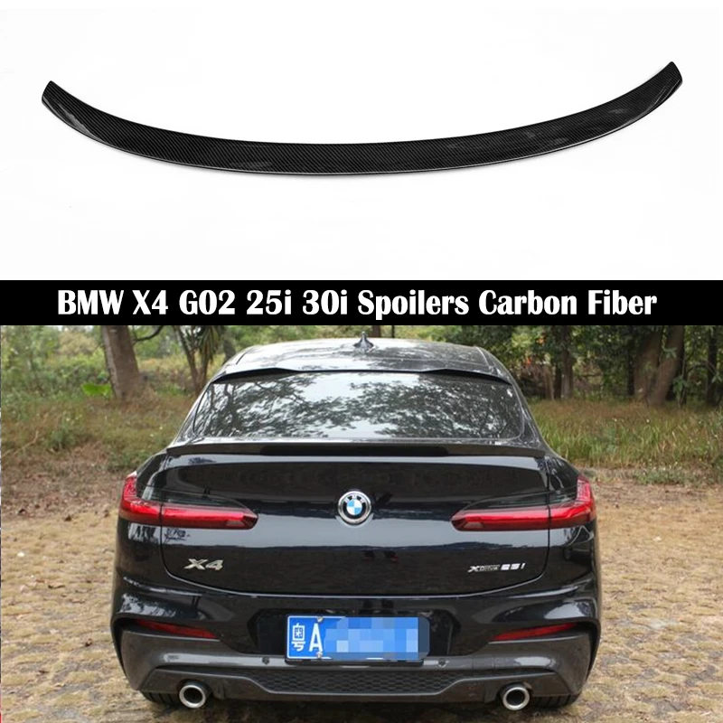 For BMW X4 G02 25i 30i 2018 2019 2020 Rear Wing Spoiler P Style Trunk Boot Wings Spoilers Carbon Fiber 3M Paste
For BMW X4 G02 25i 30i 2018 2019 2020 Rear Wing Spoiler P Style Trunk Boot Wings Spoilers Carbon Fiber 3M Paste
