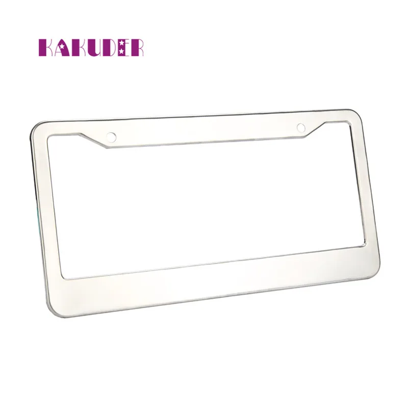 2017 License Plate Frames 2 Pieces Stainless Steel Metal Tag Cover Screw Caps Silver drop shipping quality new safely 17JUNE7
2017 License Plate Frames 2 Pieces Stainless Steel Metal Tag Cover Screw Caps Silver drop shipping quality new safely 17JUNE7