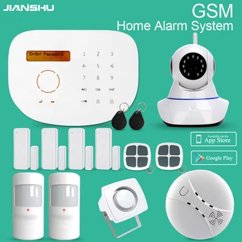 Spanish Czech languages high quality GSM intruder alarm system APP mobile control 720P wireless ip cameras smoke detectors
Spanish Czech languages high quality GSM intruder alarm system APP mobile control 720P wireless ip cameras smoke detectors