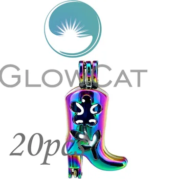 20x CC664 Rainbow Colors High-heeled Boots Stone Beads Cage Jewelry Making Essential Oil Diffuser Pearl Cage Locket Pendant
20x CC664 Rainbow Colors High-heeled Boots Stone Beads Cage Jewelry Making Essential Oil Diffuser Pearl Cage Locket Pendant