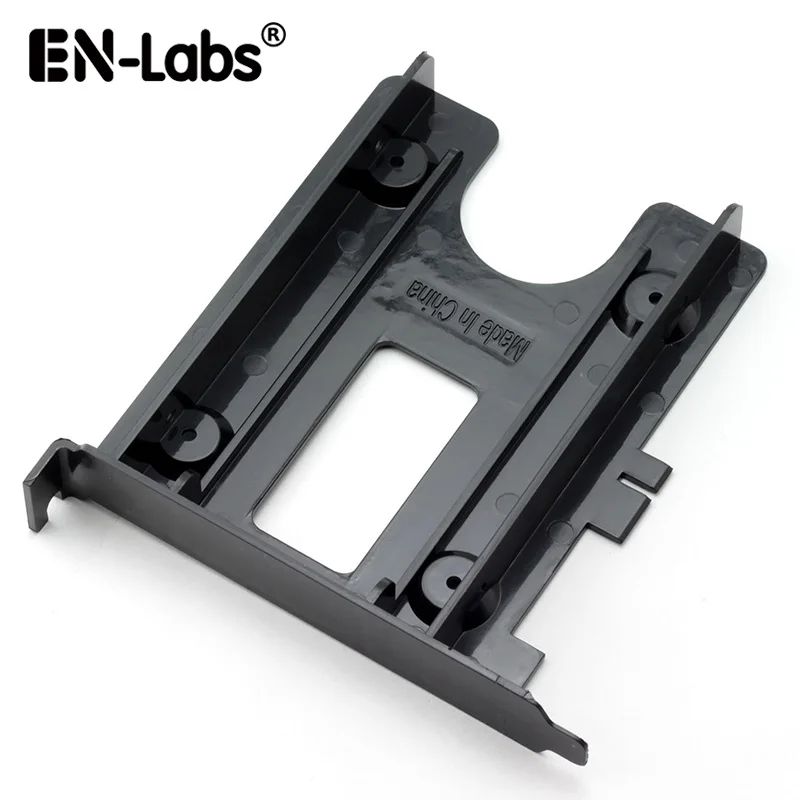 

En-Labs PCIe / PCI Slot 2.5" HDD/SSD Mounting Bracket - 2.5" HDD to PCI Slot Rear Panel Hard Drive Adapters - Black