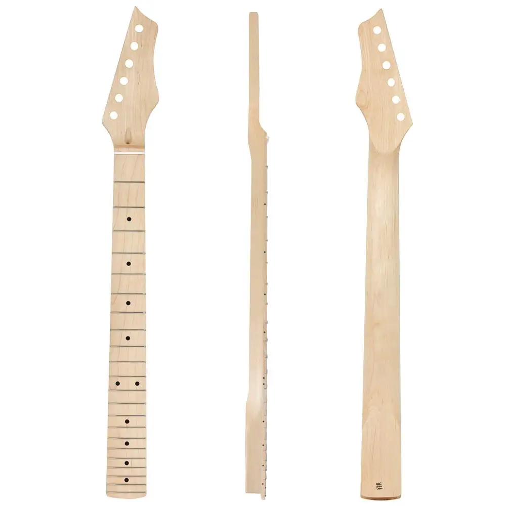 Kmise Electric Guitar Neck Canada Maple Black Marker Dots 22 Frets Guitar Parts&Accessories
Kmise Electric Guitar Neck Canada Maple Black Marker Dots 22 Frets Guitar Parts&Accessories