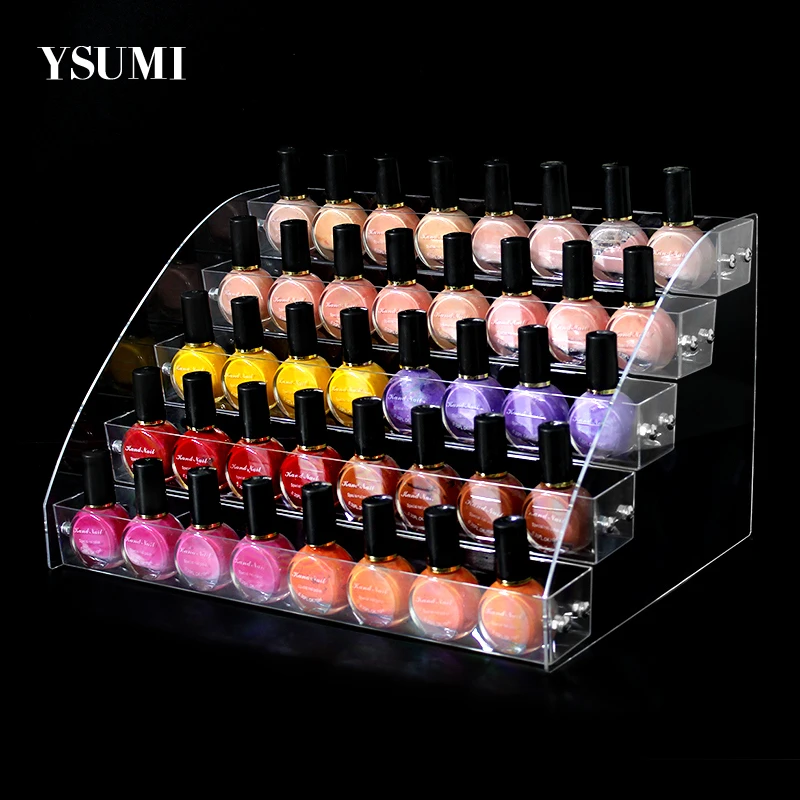 4-5 Tiers ladder Transparent Nail Polish Display Stand/Nail Salon display Equipment/Table Nail Polish Bottle Holder Stand YSUMI
4-5 Tiers ladder Transparent Nail Polish Display Stand/Nail Salon display Equipment/Table Nail Polish Bottle Holder Stand YSUMI