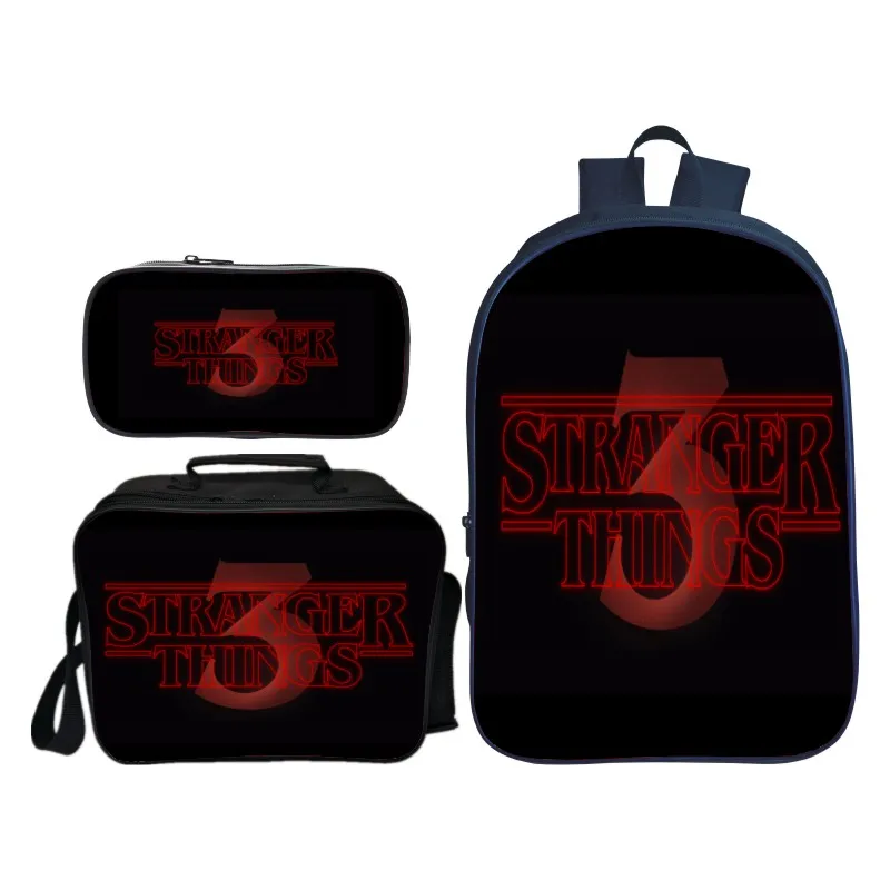 3Pcs/Set Hot Movie Stranger Things Printing Teenagers Backpack Student School Bags Children Travel Shoulder Bag for Kids Bookbag
3Pcs/Set Hot Movie Stranger Things Printing Teenagers Backpack Student School Bags Children Travel Shoulder Bag for Kids Bookbag